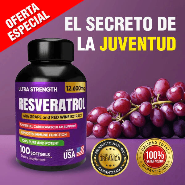 🌟 Resveratrol: El Antioxidante Natural que Transformará Tu Salud 🌟